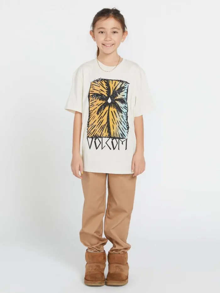 Kids TShirts and Tanks Volcom Girls Truly Stoked Boyfriend Tee 8211 Cloud