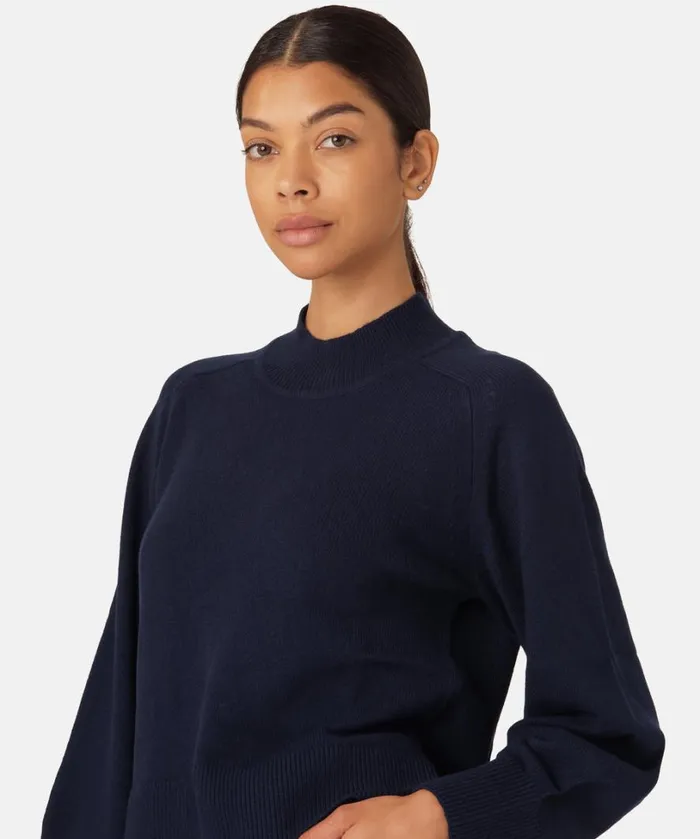 Knit Blouse 8211 Dark Indigo Clothing Ilse Jacobsen Shirts And Blouses