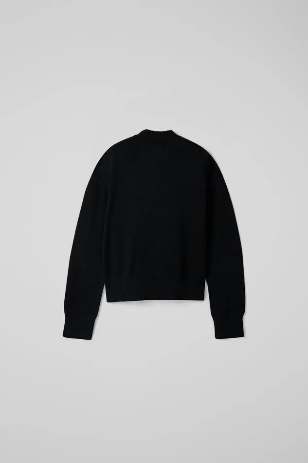 Knit Men Camper Melange Knit Sweater Black Melange Knit Sweater Knit Men Camper Melange Knit Sweater Black Melange Knit Sweater