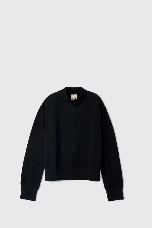 Knit Men Camper Melange Knit Sweater Black Melange Knit Sweater Knit Men Camper Melange Knit Sweater Black Melange Knit Sweater