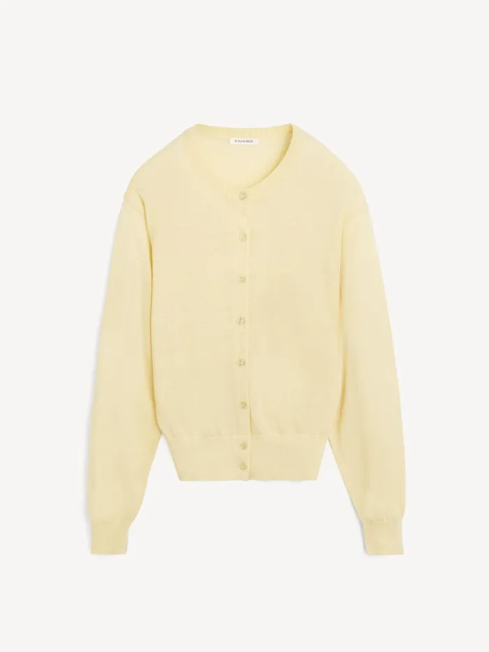 Knitwear Women By Malene Birger Montie Cardigan Sea Mist Knitwear Women By Malene Birger Montie Cardigan Sea Mist