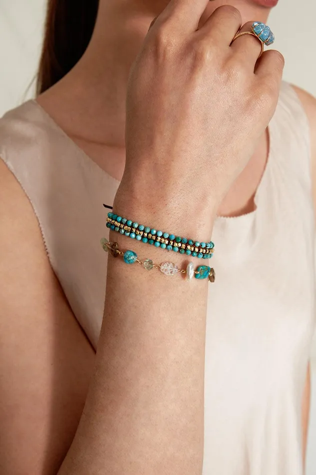 Koa Wrap Bracelet Turquoise Women Chan Luu Bracelets