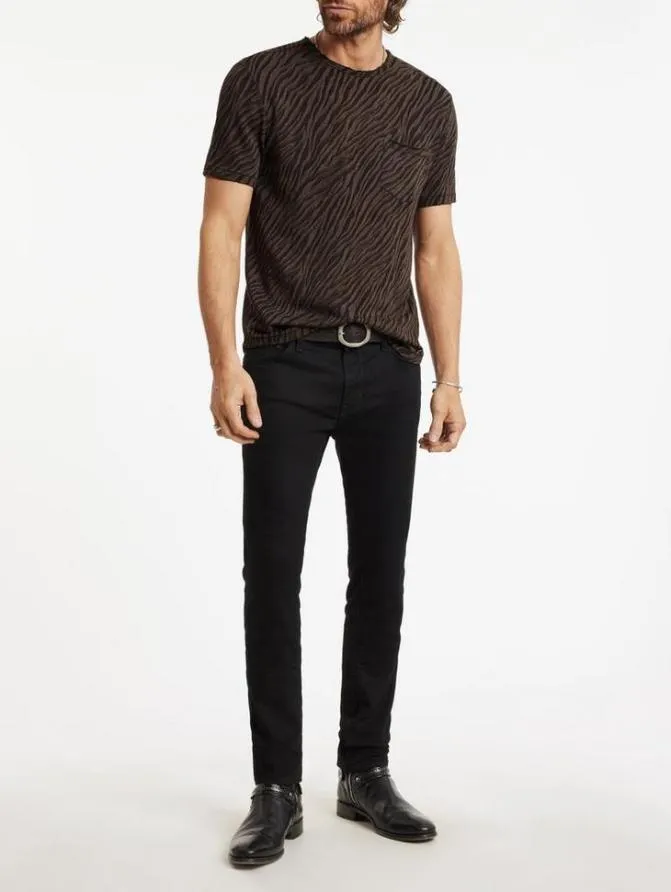 KUHL CREWNECK Black Clothing John Varvatos TShirts