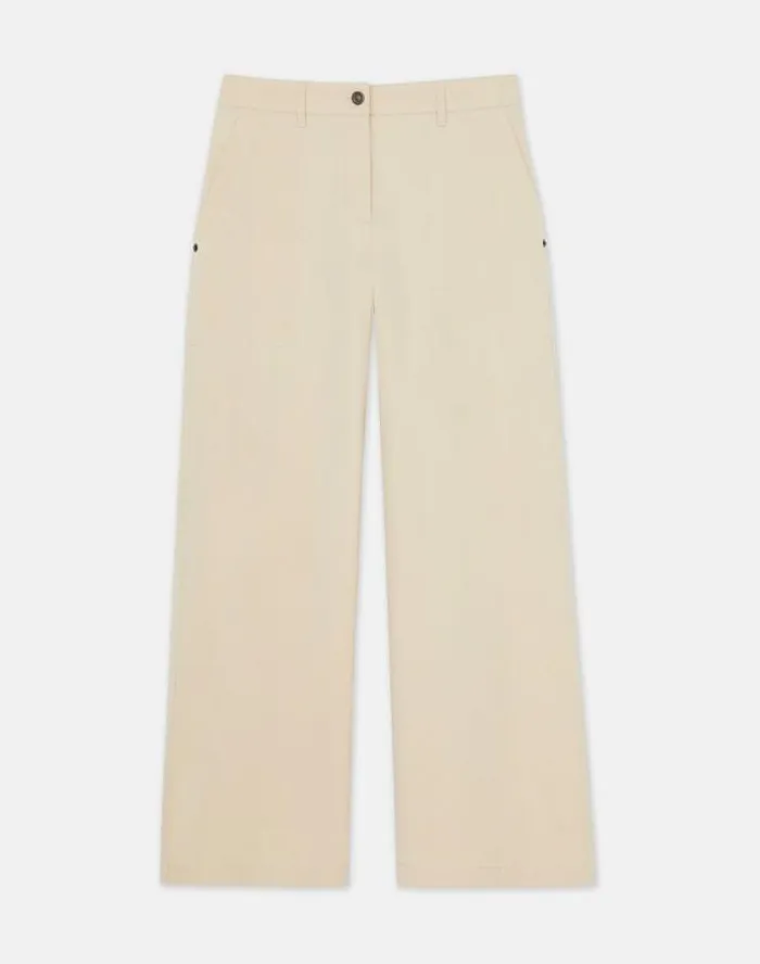 Lafayette 148 New York BiStretch Pima Cotton Fulton Cropped Pant Royal Blue Ready To Wear Pants and Shorts Lafayette 148 New York BiStretch Pima Cotton Fulton Cropped Pant Royal Blue Ready To Wear Pants and Shorts