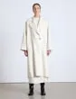 Lafayette 148 New York Brushed Cashmere Double Face Oversized Coat Cloud Ready To Wear Jackets and Blazers