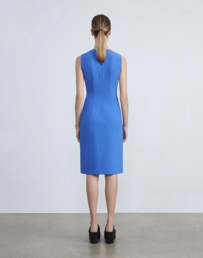Lafayette 148 New York Finesse Crepe Sheath Dress Black Ready To Wear Dresses