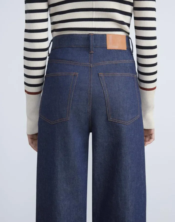 Lafayette 148 New York L148 Denim Crosby Boyfriend Jean Shipyard Indigo Ready To Wear Pants and Shorts