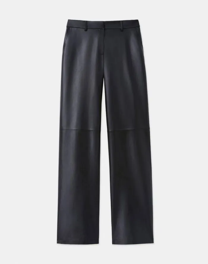 Lafayette 148 New York Nappa Leather Sullivan Pant Black Ready To Wear Pants and Shorts Lafayette 148 New York Nappa Leather Sullivan Pant Black Ready To Wear Pants and Shorts