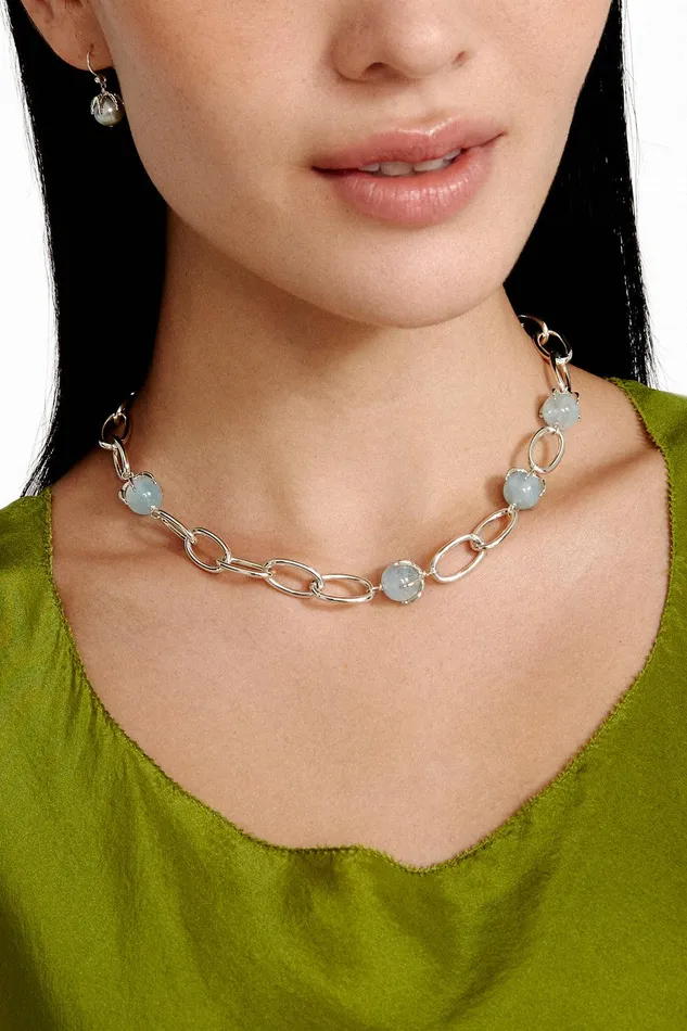 Lark Chain Necklace Aquamarine Women Chan Luu Necklaces