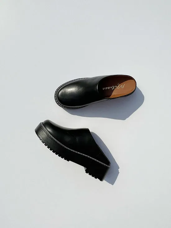 Lena Chunky Mule Black Shoes Lisa Says Gah Women Lena Chunky Mule Black Shoes Lisa Says Gah Women