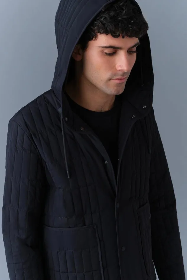 Light Down Jackets Men Mackage MILES Light Down Vertical Quilted Jacket Black