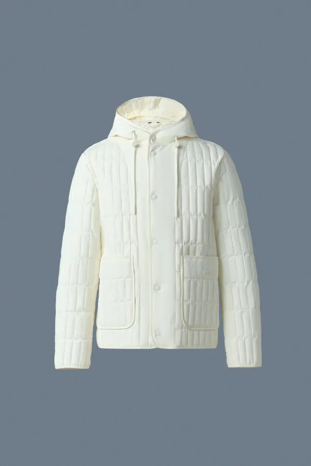 Light Down Jackets Men Mackage MILES Light Down Vertical Quilted Jacket Black