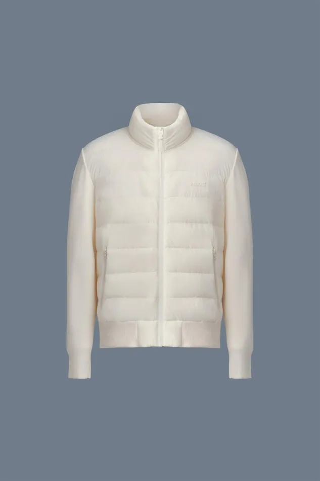 Light Jackets Men Mackage HANEYCITY Hybrid Light Down Jacket Cream