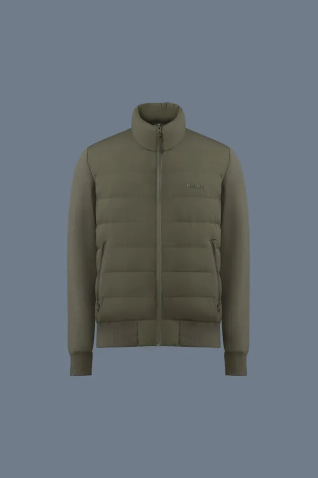 Light Jackets Men Mackage HANEYCITY Hybrid Light Down Jacket Cream