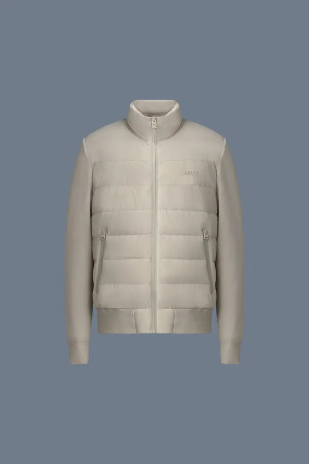 Light Jackets Men Mackage HANEYCITY Hybrid Light Down Jacket Cream