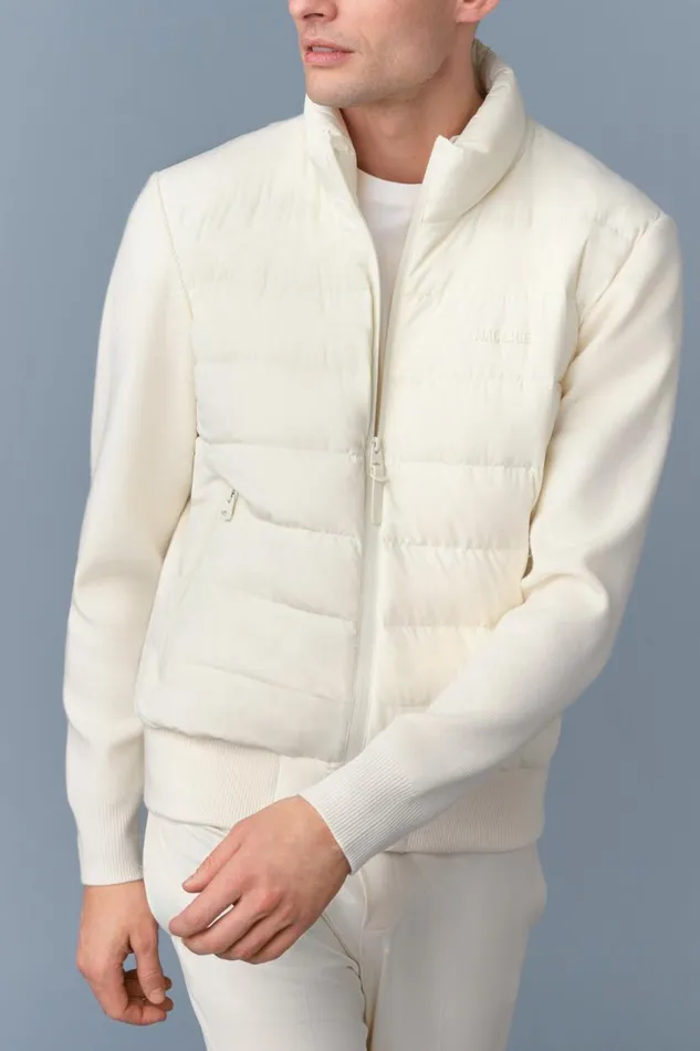 Light Jackets Men Mackage HANEYCITY Hybrid Light Down Jacket Cream