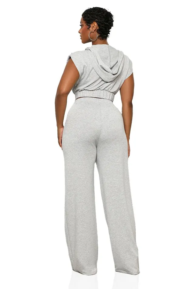 Lilly039s Kloset Sets Women Running Errands Pants Set GreyFINAL SALE