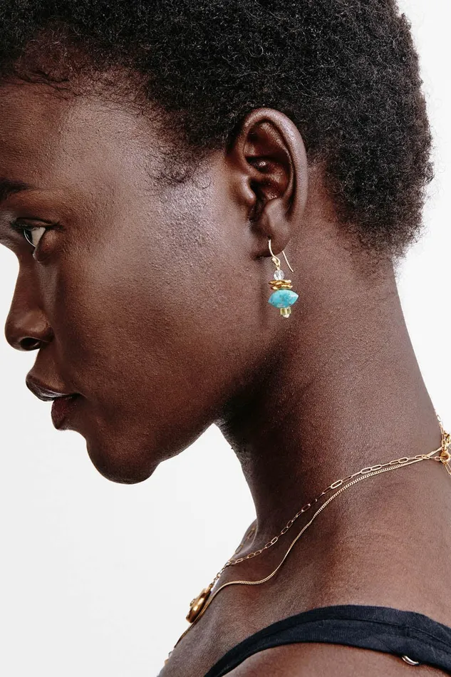 Lisbeth Drop Earrings Turquoise Mix Women Chan Luu Earrings