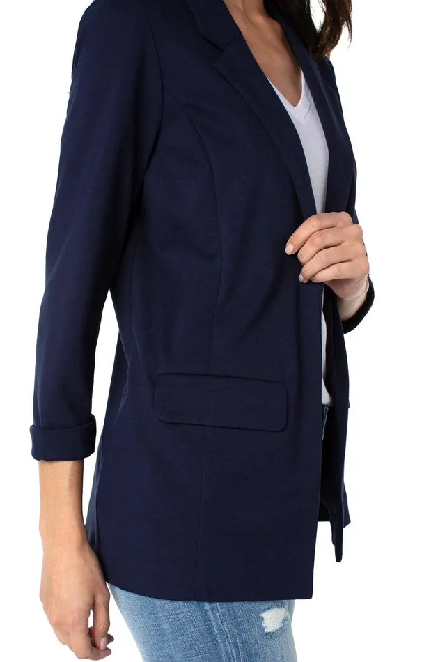 Liverpool Los Angeles BOYFRIEND BLAZER WITH PRINCESS DARTS Cadet Blue Women BLAZERS