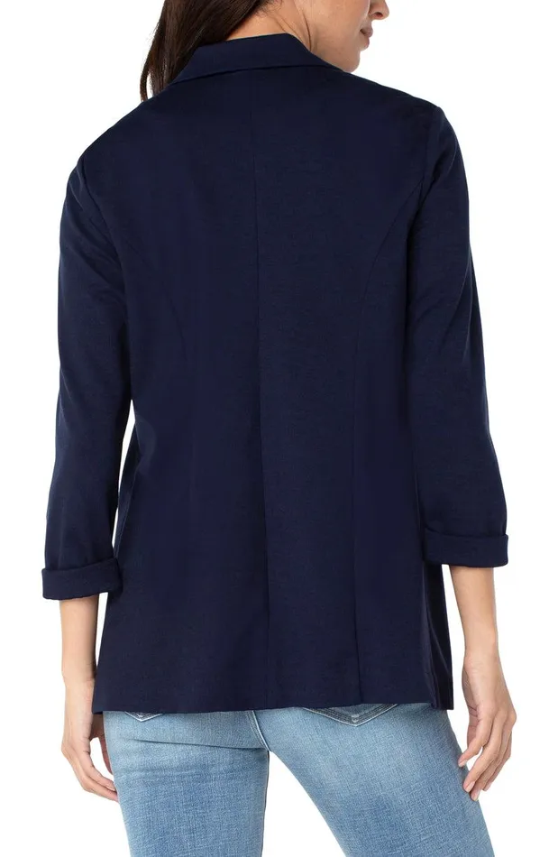 Liverpool Los Angeles BOYFRIEND BLAZER WITH PRINCESS DARTS Cadet Blue Women BLAZERS