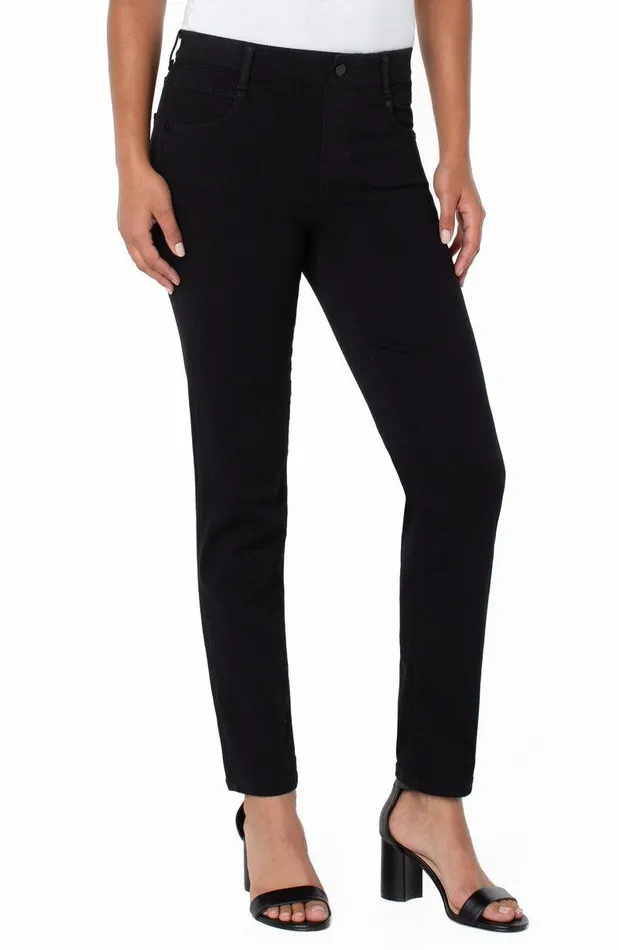 Liverpool Los Angeles GIA GLIDER SLIM ECO Overdye Black Women SLIM