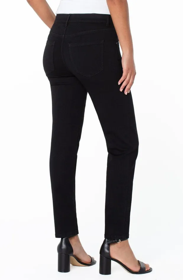 Liverpool Los Angeles GIA GLIDER SLIM ECO Overdye Black Women SLIM