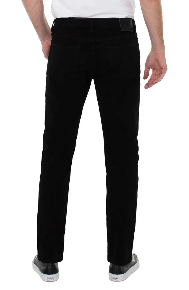 Liverpool Los Angeles KINGSTON MODERN STRAIGHT COMFORT STRETCH ECO Jet Black Men JEANS