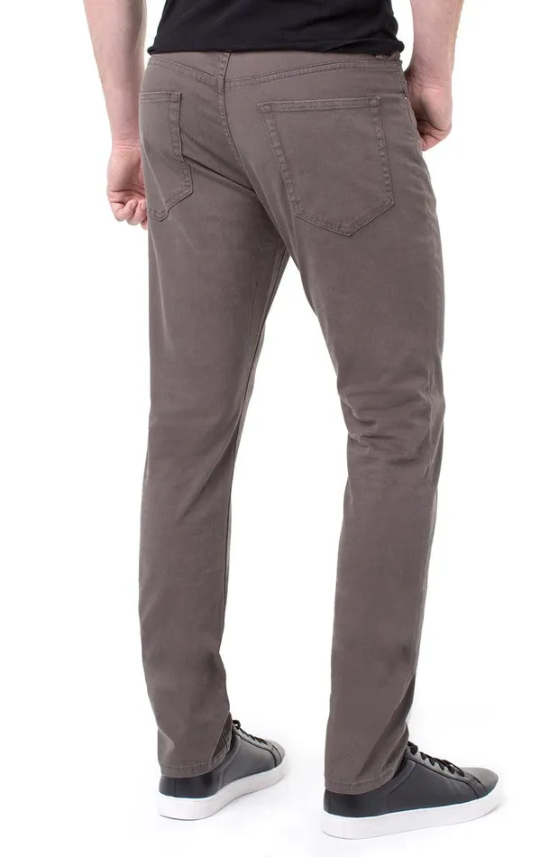 Liverpool Los Angeles KINGSTON MODERN STRAIGHT PEACHED COLORED TWILL Deep Earth Men MODERN STRAIGHT