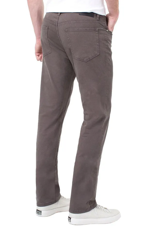 Liverpool Los Angeles REGENT RELAXED STRAIGHT PEACHED COLORED TWILL Deep Earth Men RELAXED STRAIGHT