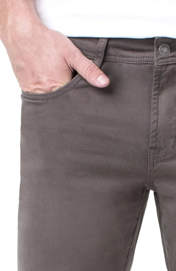 Liverpool Los Angeles REGENT RELAXED STRAIGHT PEACHED COLORED TWILL Deep Earth Men RELAXED STRAIGHT