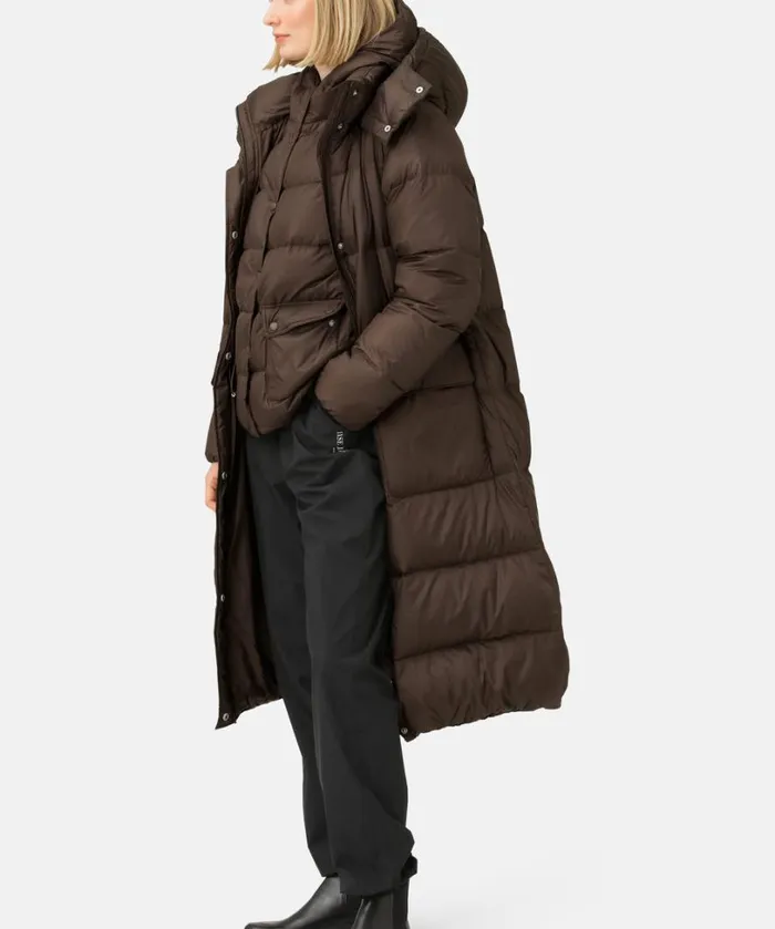 Long Down Coat 8211 Chocolate Brown Outerwear Ilse Jacobsen All Jackets And Coats Long Down Coat 8211 Chocolate Brown Outerwear Ilse Jacobsen All Jackets And Coats
