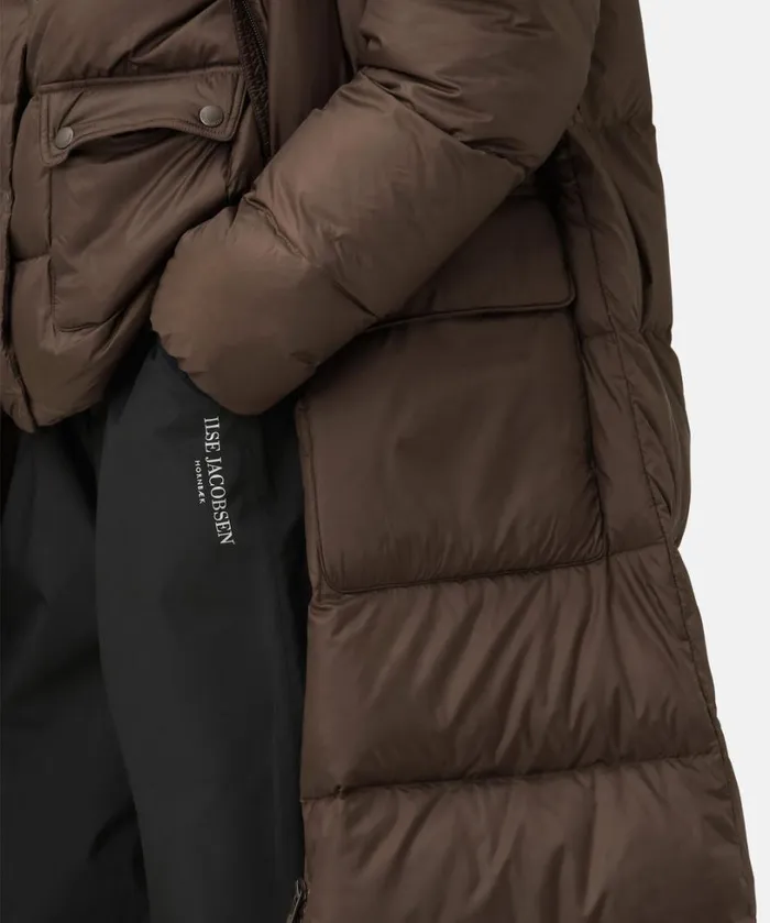 Long Down Coat 8211 Chocolate Brown Outerwear Ilse Jacobsen All Jackets And Coats Long Down Coat 8211 Chocolate Brown Outerwear Ilse Jacobsen All Jackets And Coats