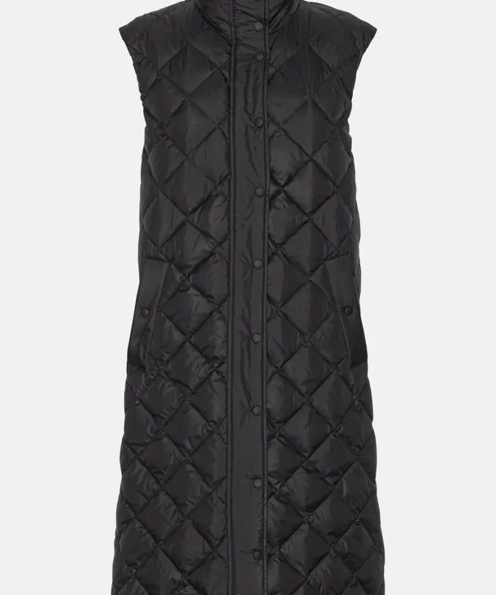 Long Down Vest 8211 Black Outerwear Ilse Jacobsen All Jackets And Coats