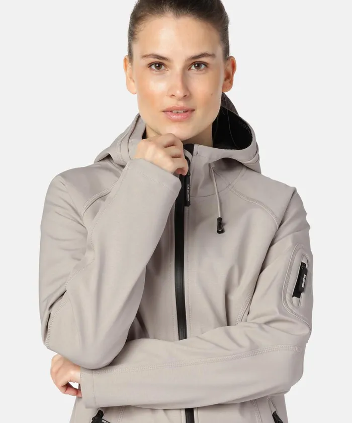 Long Soft Shell Raincoat 8211 Chateau Gray Rainwear Ilse Jacobsen Raincoats