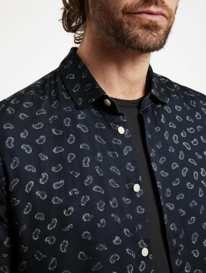 LOREN SHIRT Black Clothing John Varvatos Shirts LOREN SHIRT Black Clothing John Varvatos Shirts