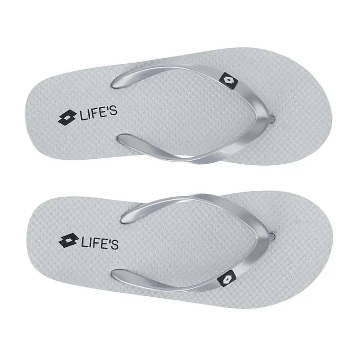 Lotto Sport FlipFlops And Slippers Woman HIVA FLIP II GLITTER W Silver Metal 2