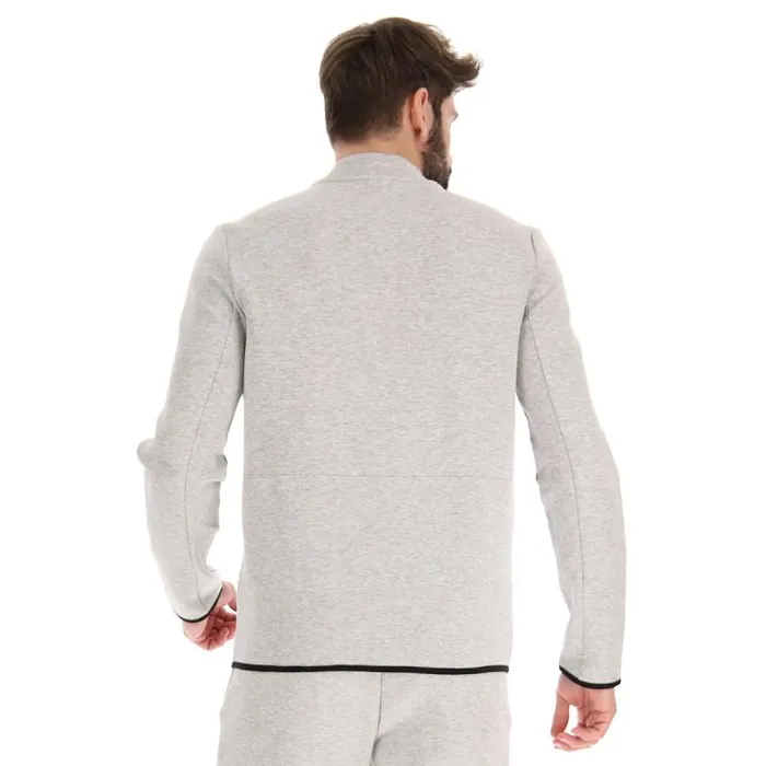 Lotto Sport Jackets Man LAB SWEAT FZ MEL Cool Gray 6c Lotto Sport Jackets Man LAB SWEAT FZ MEL Cool Gray 6c