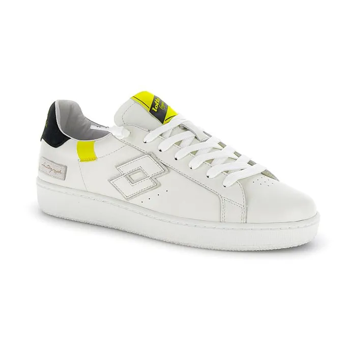 Lotto Sport Leggenda Man AUTOGRAPH FLUO Whitesafety Yellowall Black