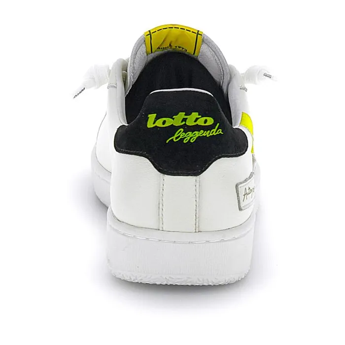 Lotto Sport Leggenda Man AUTOGRAPH FLUO Whitesafety Yellowall Black