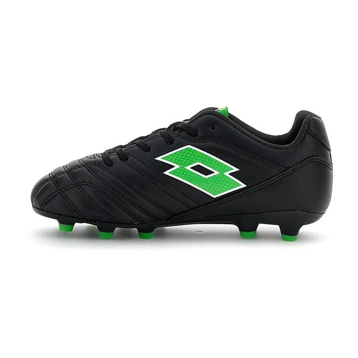 Lotto Sport Shoes ManWomanKids STADIO 705 FG JR All Blackspring Green
