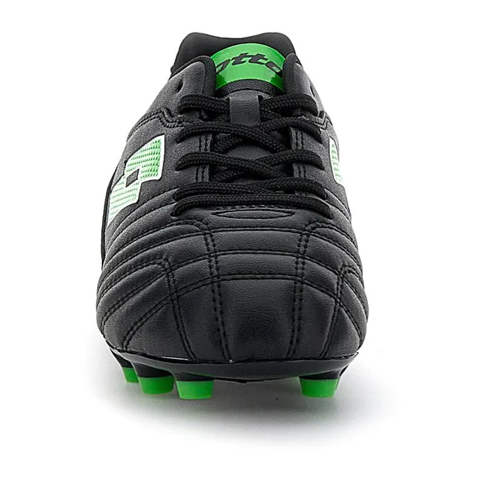 Lotto Sport Shoes ManWomanKids STADIO 705 FG JR All Blackspring Green