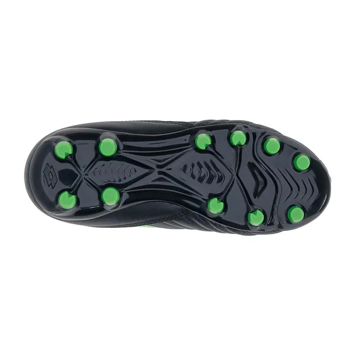 Lotto Sport Shoes ManWomanKids STADIO 705 FG JR All Blackspring Green