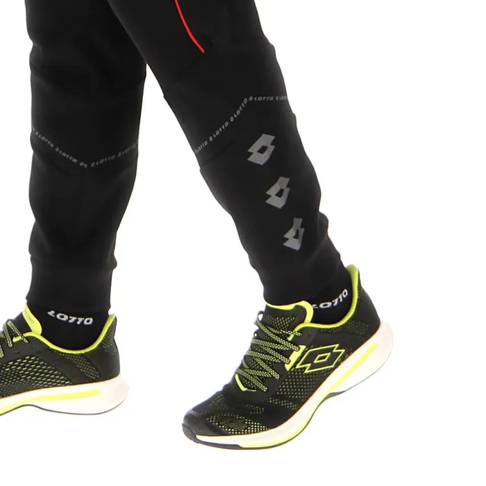 Lotto Sport Sport Pants Man LOGO VIII PANT All Black Lotto Sport Sport Pants Man LOGO VIII PANT All Black