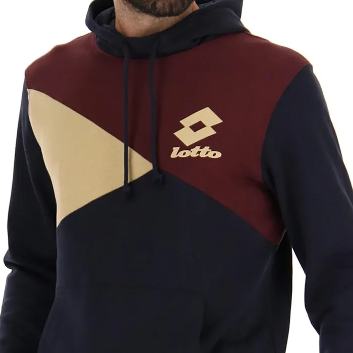 Lotto Sport Sweatshirts Man ATHLETICA LG III SWEAT HD FL Navy Blue Lotto Sport Sweatshirts Man ATHLETICA LG III SWEAT HD FL Navy Blue