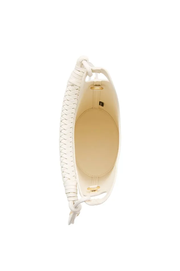 Louise Leather Bucket Bag Ivory Women Aje Handbags 038 Wallets