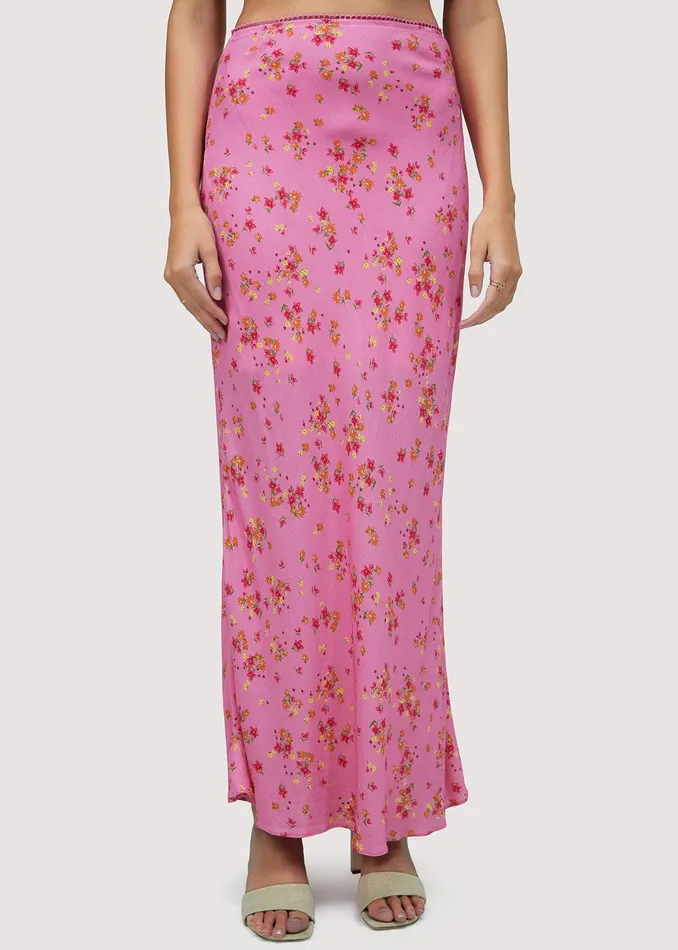 Love Spell Maxi Skirt Pinkfloral Women Lost Wander Skirts