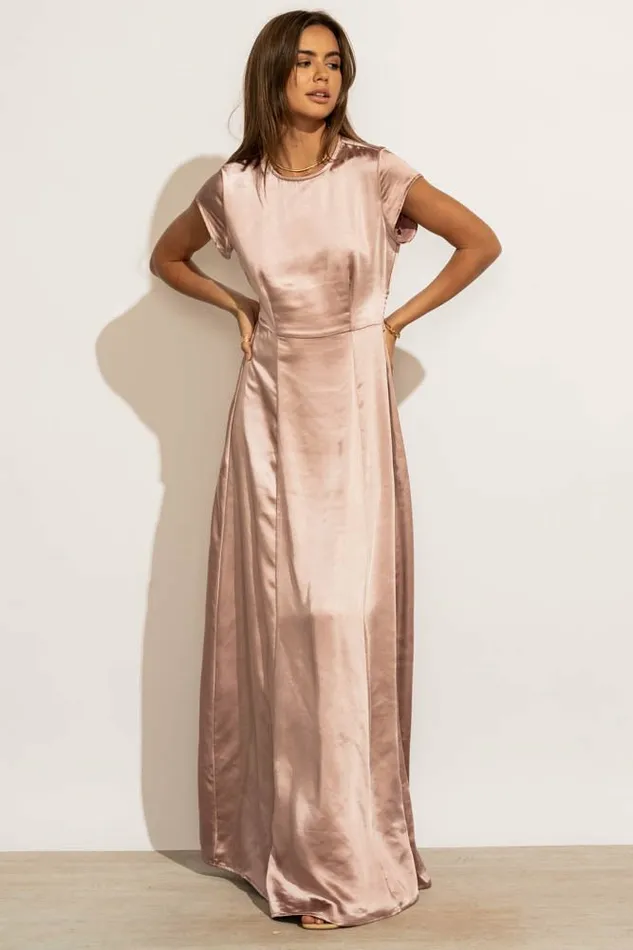 Lucille Maxi Dress In Mauve 8211 FINAL SALE Mauve Women Bohme Dresses