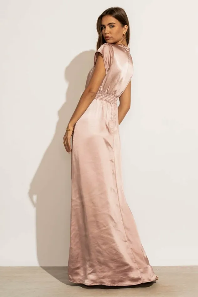 Lucille Maxi Dress In Mauve 8211 FINAL SALE Mauve Women Bohme Dresses