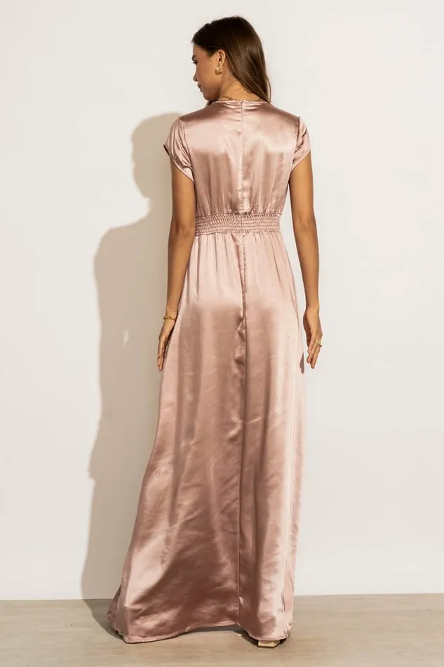 Lucille Maxi Dress In Mauve 8211 FINAL SALE Mauve Women Bohme Dresses