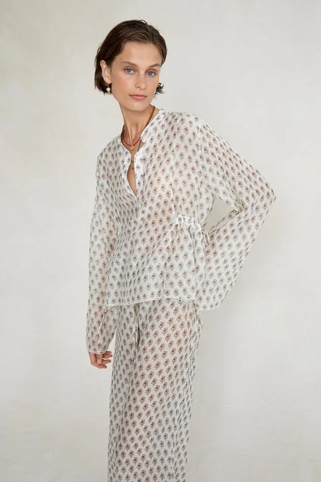 Maisie Blouse White Women Chan Luu Tops